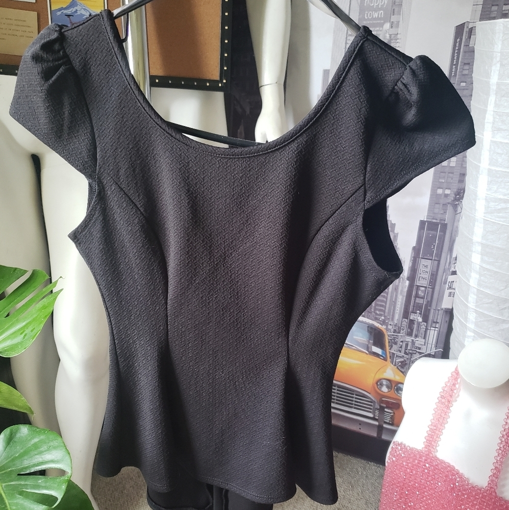 Open back blouse